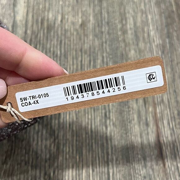 NWT Skims Gliter Swim Triangle Bikini Top Adjustable Straps Lined Cocoa Size 4X - Picture 2 of 4